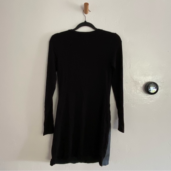 Michael Stars Shantelle Leather Panel Dress - Picture 6 of 7